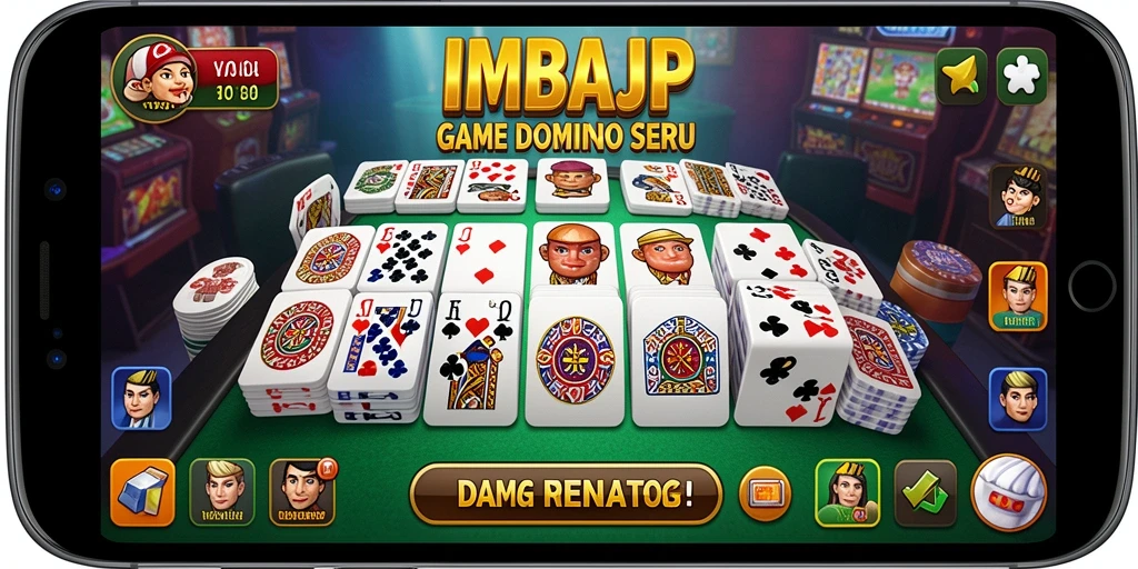Gameplay seru dan interaktif dalam IMBAJP Domino.