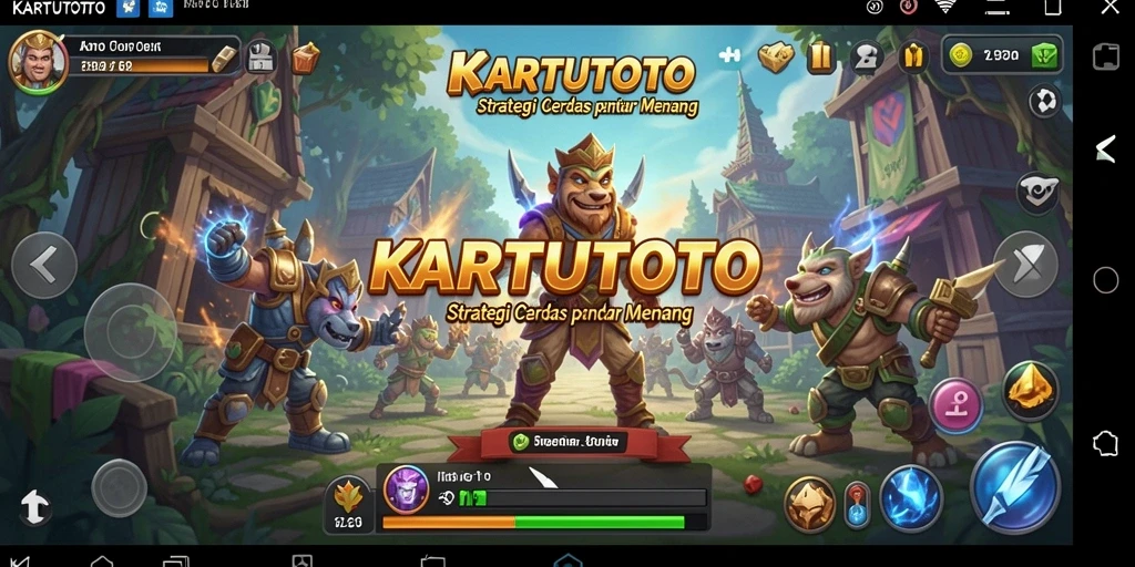 Screenshot gameplay KARTUTOTO yang menunjukkan strategi mendalam.