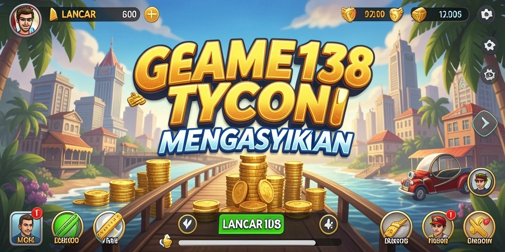 Screenshot permainan LANCAR138 dengan nuansa Tycoon yang menarik.