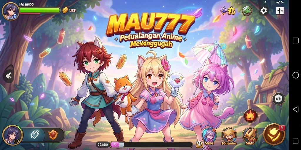 Gameplay seru MAU777 dengan karakter Anime yang menarik.