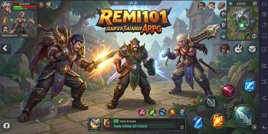 Tampilan gameplay seru dan grafis menawan di REMI101.