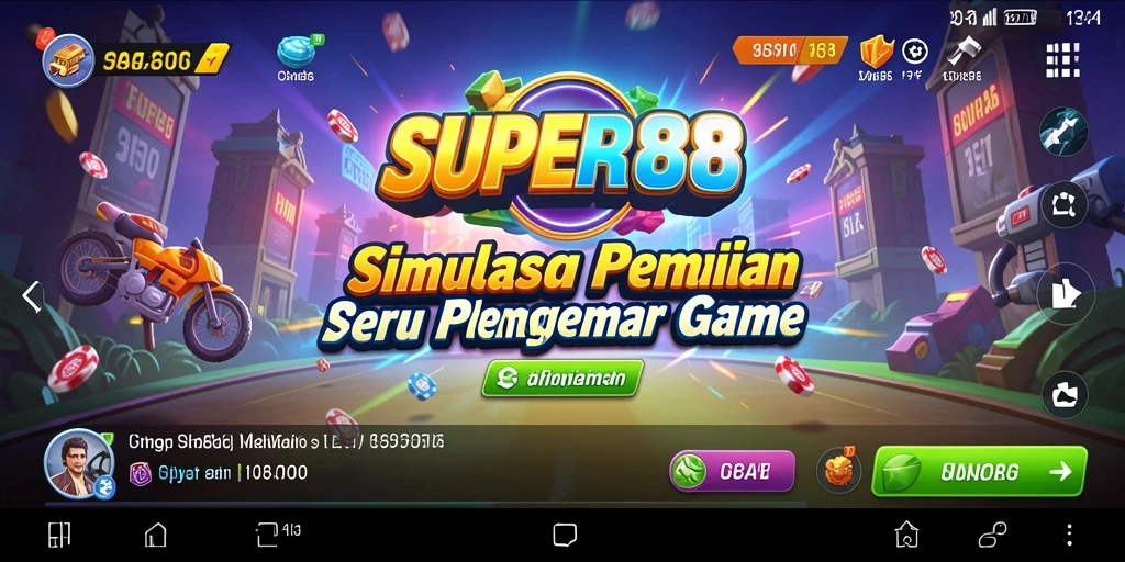 Tampilan luar biasa dari gameplay SUPER88 yang memukau.