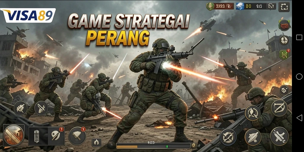 Screenshot gameplay menarik dari permainan strategi SLG yang mendebarkan.