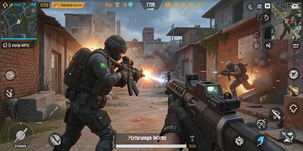 Gameplay intens dan seru dari VT789 dalam aksi FPS.